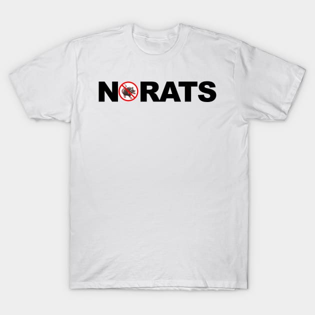 No Rats T-Shirt by  The best hard hat stickers 